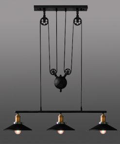60.001 - PENDENTE TRIO RETRO INDUSTRIAL